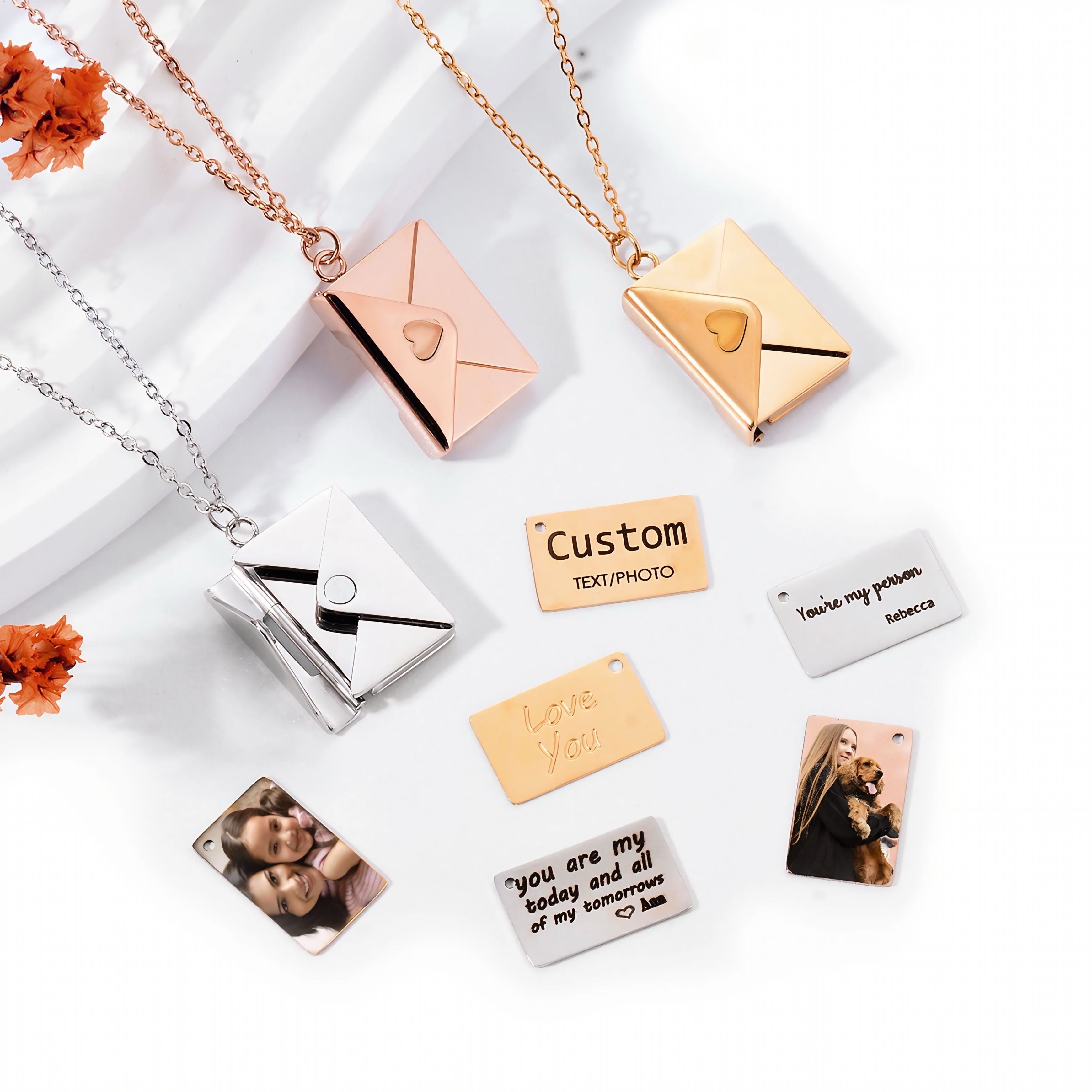 Tiny Love Letter – Personalized Photo Pendant