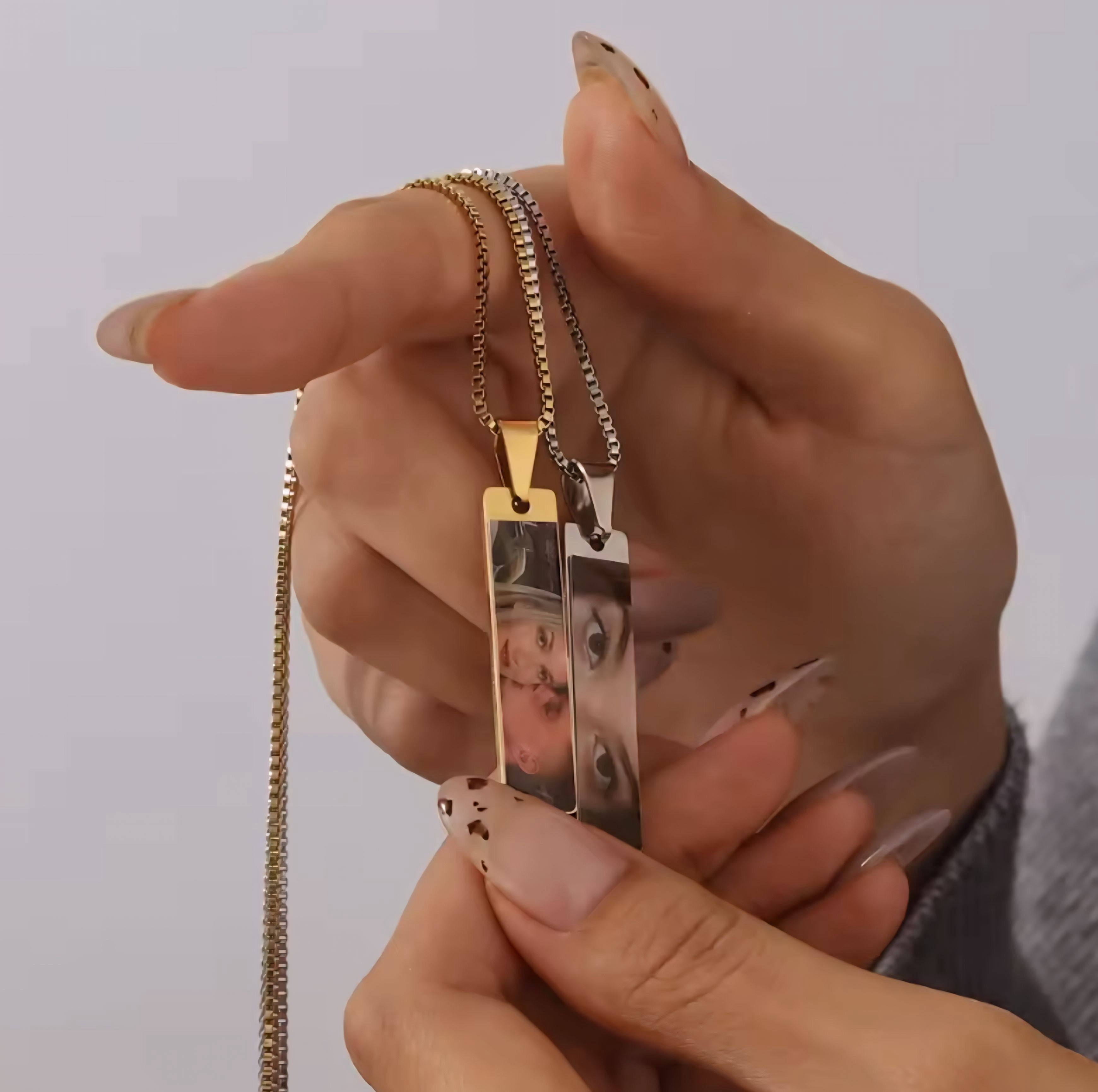 The Eyes I Love – Personalized Portrait Necklace